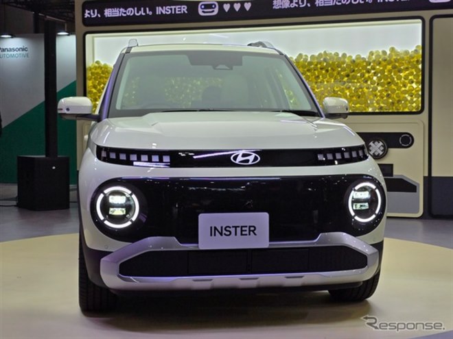 日本の軽に挑戦？スモールEV『インスター』をヒョンデが発表…東京