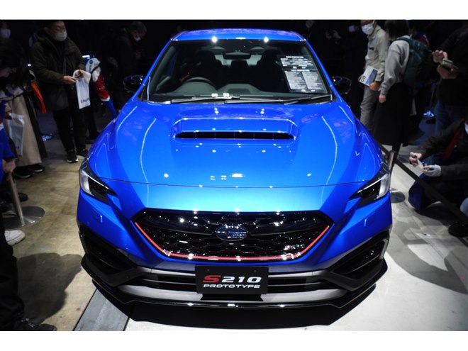 スバルとSTIがコンプリートカー「S210プロトタイプ」を世界初公開
