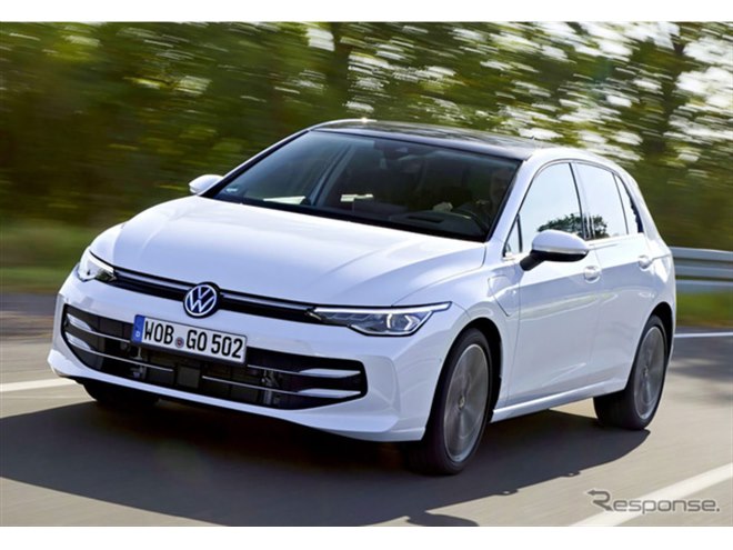 VW ゴルフ、改良新型を発売…12.9インチの大型タッチディスプレイ採用 VW ゴルフ、改良新型を発売…12.9インチの大型タッチディスプレイ採用