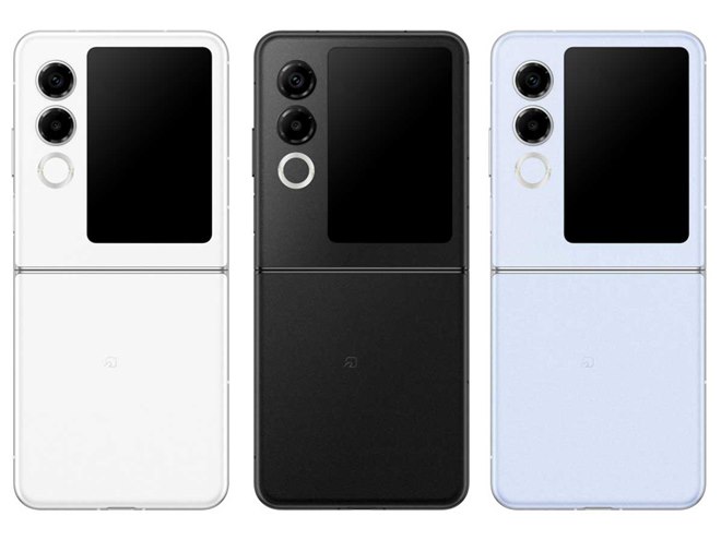 ワイモバイル、長方形の約3型サブ画面を搭載した縦折りスマホ