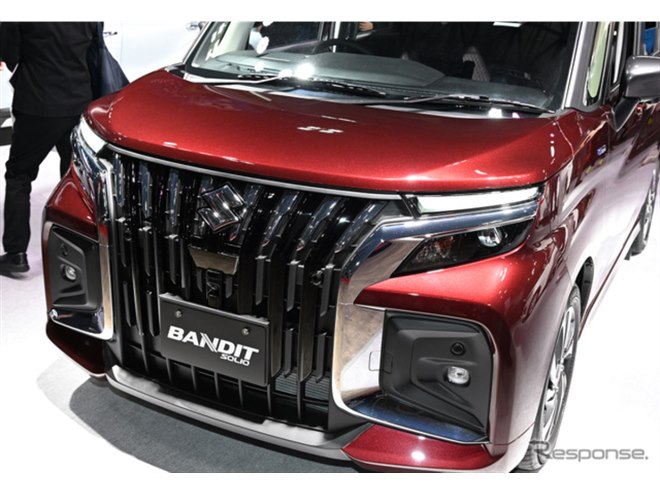 いかつすぎて笑う」先行公開されたスズキ『ソリオバンディット』、衝撃