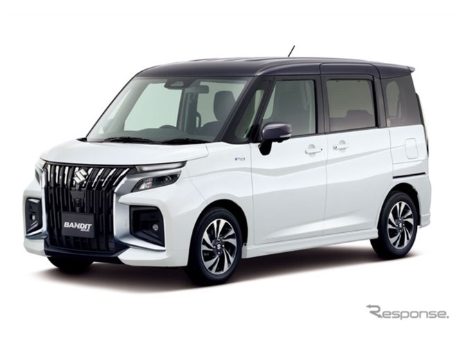 スズキ『ソリオ』改良モデルを発売、「バンディット」は攻撃的な表情に