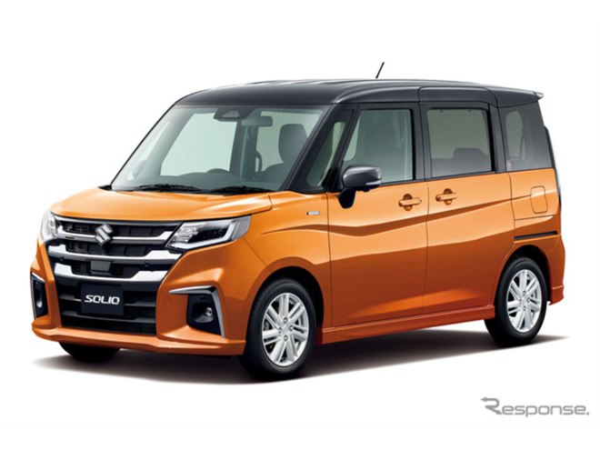 スズキ『ソリオ』改良モデルを発売、「バンディット」は攻撃的な表情に