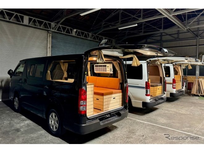 トヨタ『ハイエース』ベースのキャンピングカー「SAny.VAN」が