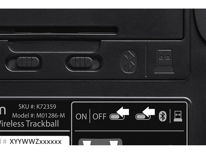 ケンジントン、Bluetooth/2.4GHz USB両対応のワイヤレストラックボール