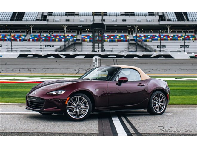 マツダ『ロードスター』、35周年記念モデルを米国発表…6速MTのみで300
