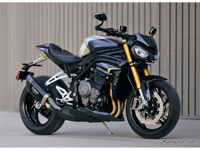 3気筒エンジンは183馬力！ 新型トライアンフ『スピードトリプル1200RS