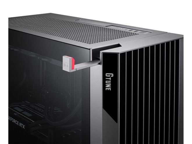 G-Tune mouse PCケース 黒 新型PCケース採用でより上位クラスのGPUを搭載可能となったG