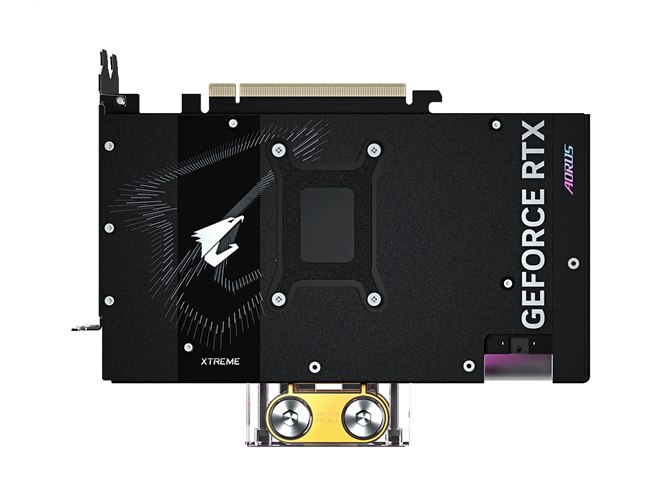 ラクガキ GIGABYTE、「GeForce RTX 5080」を搭載した水冷対応ビデオカード