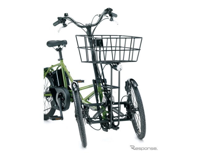 カワサキ、電動3輪アシスト自転車『ノスリス』2025年モデルを カワサキ、電動3輪アシスト自転車『ノスリス』2025年モデルを