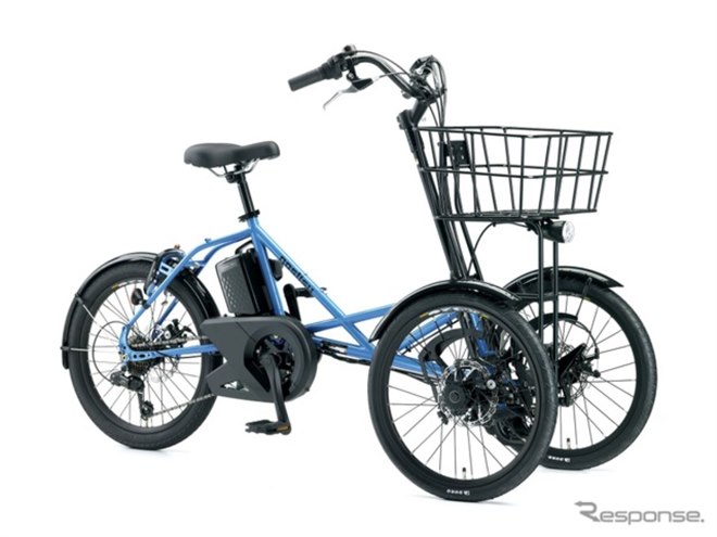 カワサキ、電動3輪アシスト自転車『ノスリス』2025年モデルを カワサキ、電動3輪アシスト自転車『ノスリス』2025年モデルを