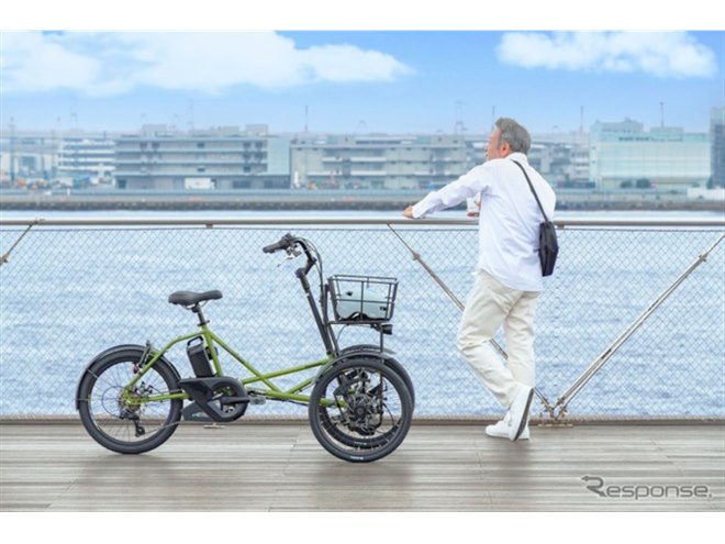 カワサキ、電動3輪アシスト自転車『ノスリス』2025年モデルを カワサキ、電動3輪アシスト自転車『ノスリス』2025年モデルを
