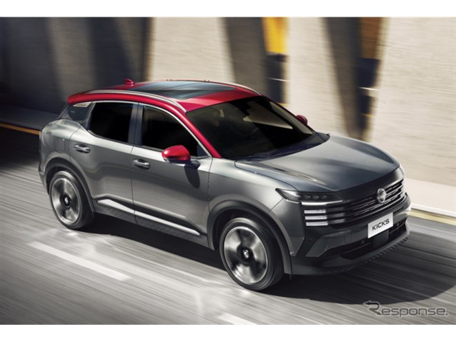 日産『キックス』新型、中東で発売…“スニーカー風”斬新デザイン