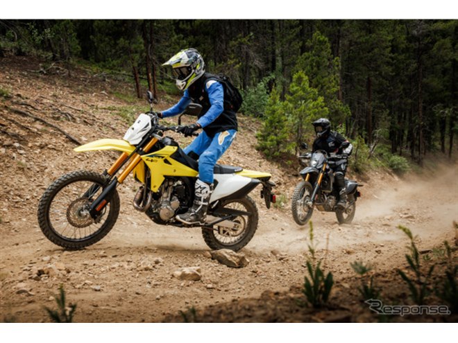 スズキの新型デュアルパーパス＆スーパーモト『DR-Z4S/SM』、先行する