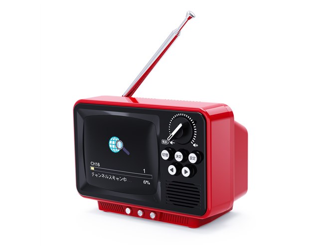 WINTECH、ブラウン管をモチーフにしたポータブルテレビ「TVR-RT1