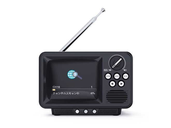 まとめ得 WINTECH AM/FM搭載ポータブルワンセグテレビ TVR-L37 x [2個] /l | WINTECH ワンセグテレビ ラジオ ポータブル 2.8インチ レトロ