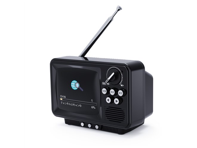 WINTECH、ブラウン管をモチーフにしたポータブルテレビ「TVR-RT1