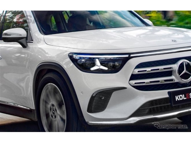 テールライトにドキッメルセデスベンツ7人乗りSUV、『GLB』次期型