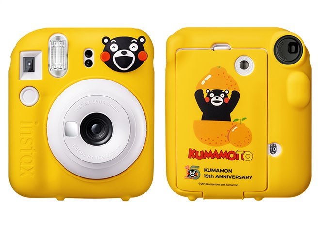 富士フイルム、デコポンカラーの限定モデル「instax mini 12