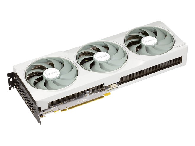 SPARKLE、「Intel Arc B580」を搭載したビデオカードのホワイトモデル