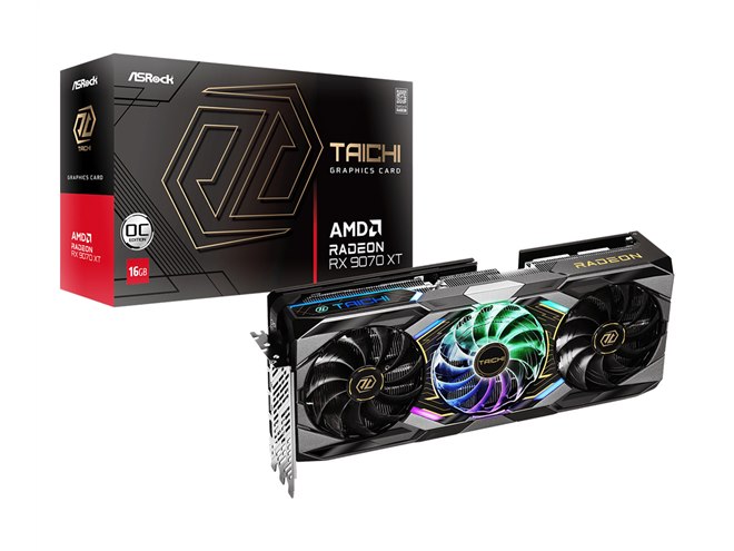 ASRock、「Radeon RX 9070 XT/9070」を搭載したビデオカード4