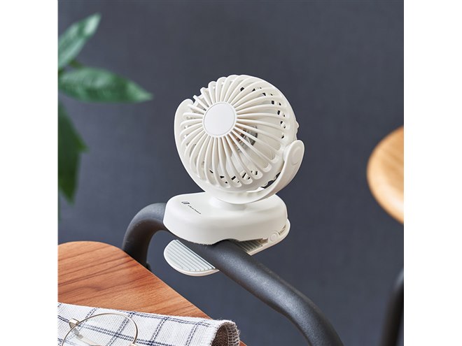 ライフオンプロダクツ、クリップでスマホにも固定できるポータブル