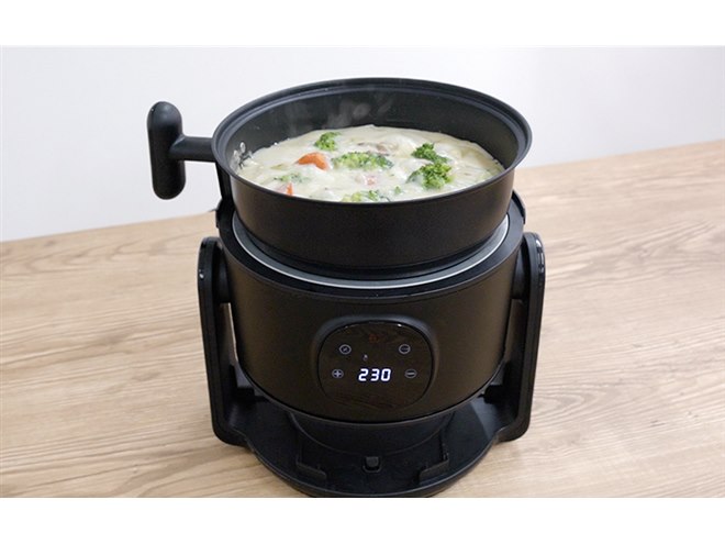 揚げ物も煮込みもできるエアフライヤー「フライ２バディ」 サンコー　THANKO 揚げ物も煮込みもできるエアフライヤー「フライ2バディ