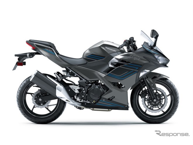 カワサキの400ccスポーツ『Ninja400』に新カラー＆グラフィック、79万