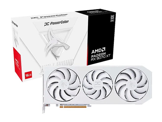 XFX AMDRadeon RX9070 OCモデル 美品 ホワイトカラー Amazon.com: XFX Swift AMD Radeon RX 9070 OC White Triple Fan