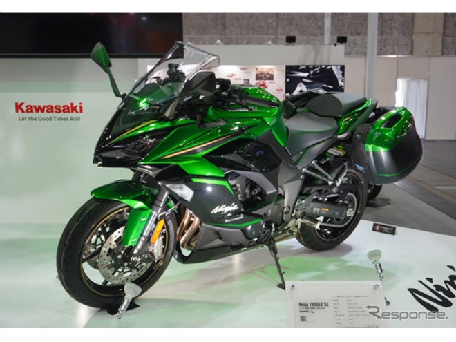 ラメラメのグリーンでギラギラ、スペシャルなカワサキ『Ninja 1100SX