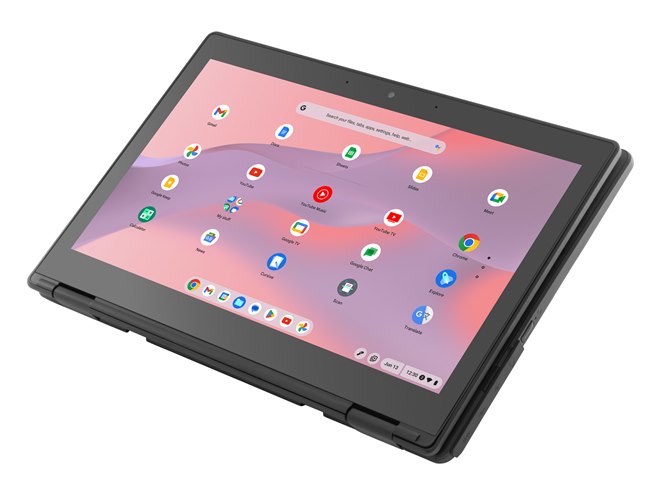 aiwa、タッチペンが付属した11.6型の2in1コンバーチブルChromebook