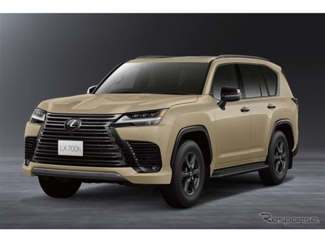 レクサス『LX』初の電動モデル「700h」、ダンロップ「GRANDTREK H/T31