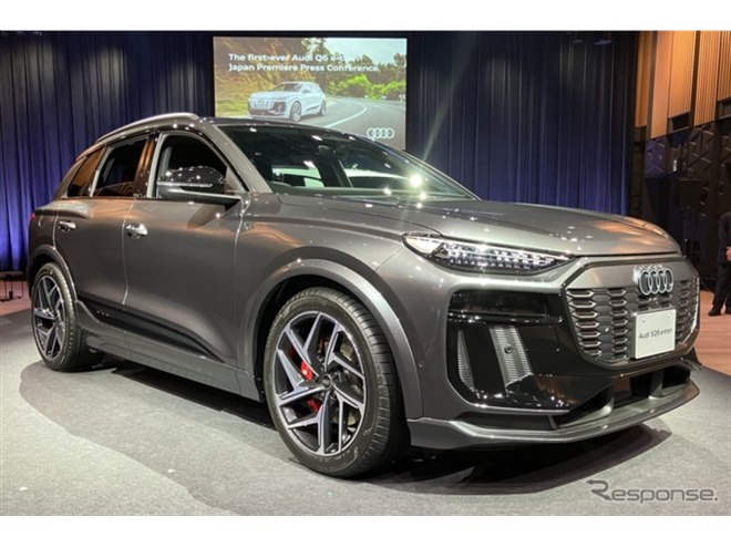 アウディが新型電動SUV『Q6 e-tron』発売へ、最長672kmの航続…839万円 アウディが新型電動SUV『Q6 e-tron』発売へ、最長672kmの航続…839万円
