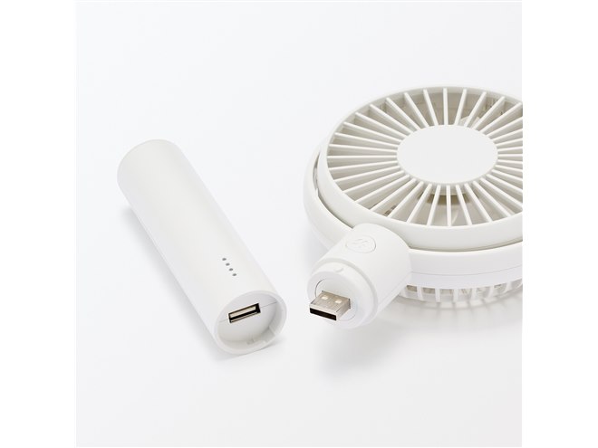 無印良品、首振り範囲＆角度調整可能な「DC扇風機」「充電式ハンディ