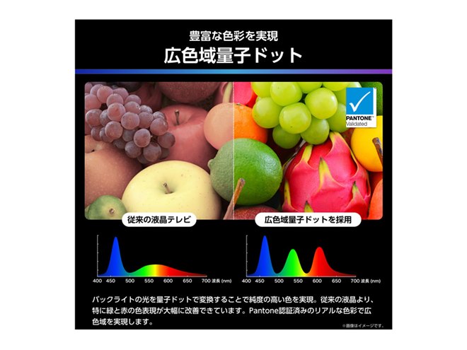 ハイセンス、mini LED・量子ドットをを搭載した4K液晶テレビ ハイセンス、mini LED・量子ドットをを搭載した4K液晶テレビ