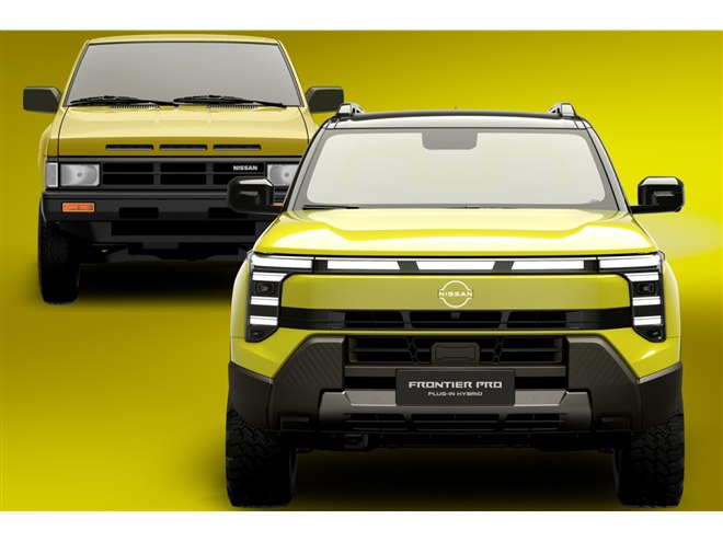 プラグインハイブリッドを採用した日産の電動ピックアップトラック