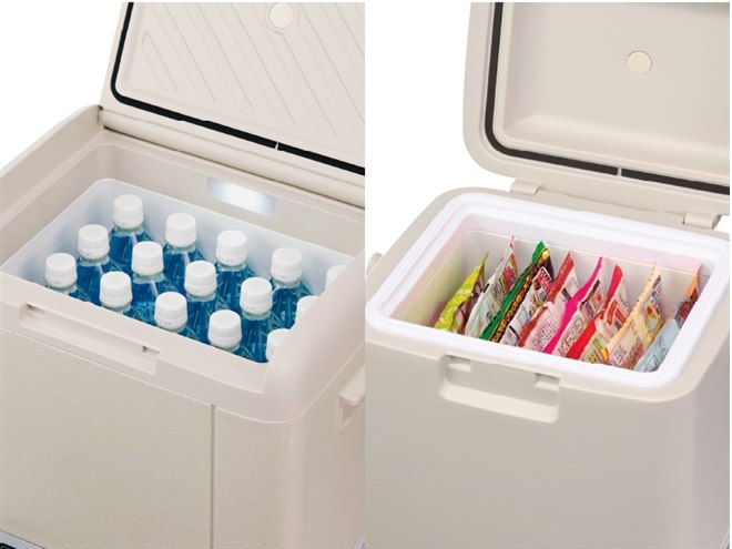 ユアサプライム、車のDC電源が使用できる「どこでも冷凍・冷蔵庫」2