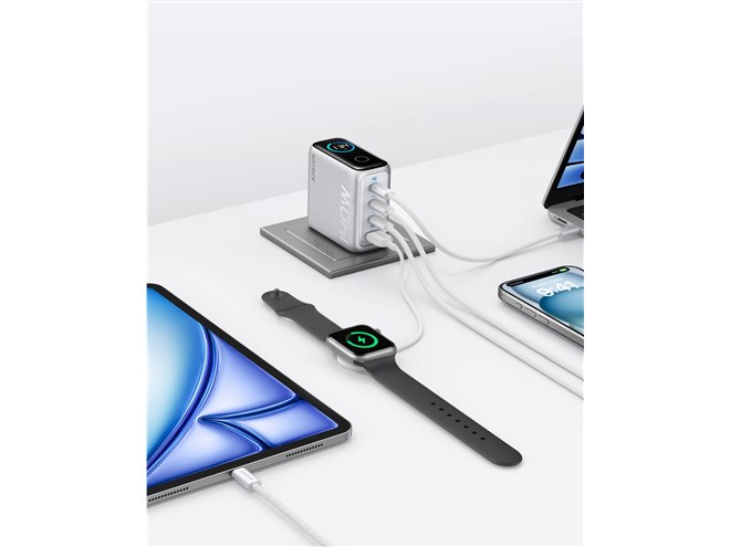 Anker、巻取り式USB-Cケーブル一体型モバイルバッテリー＆USB急速充電