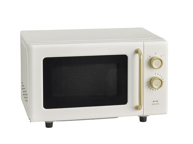 BRUNO、ミニマルデザインと使いやすさにこだわった単機能電子レンジ