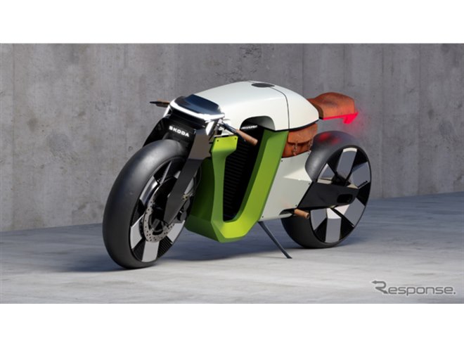 シュコダが電動バイクを発表!? 1899年誕生の伝説的二輪車「スラヴィアB