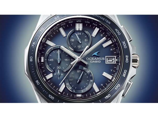 新品 ¥132000円 OCW-T2610F-2AJF オシアナス マンタ 神秘的に輝くゴージャスブルーが印象的 カシオ「オシアナス」に