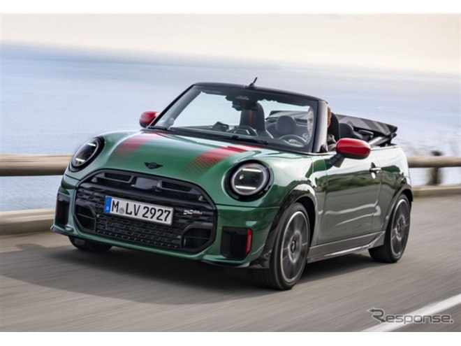 MINI『JCWコンバーチブル』発表、4人乗り小型オープンスポーツという