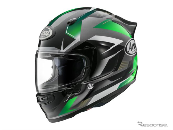 最終値下【希少・美品】グリーンメタリック　ヘルメット 時を超えた”新カラー、アライのフルフェイスヘルメット『アストロ GX