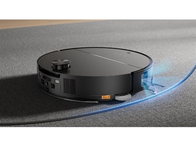 22000Paの吸引力と全自動ドックを備えた薄型ロボット掃除機「Roborock