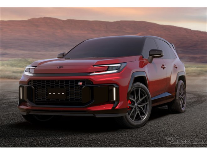 【GRスポーツ】新型RAV4　GRスポーツ　ブラック×エモーショナルレッドII トヨタ RAV4 新型】機能美を追求したデザインと走る楽しさ味わえる「GR