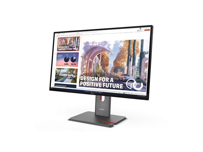 レノボ、2560×1440表示に対応した27型液晶ディスプレイ2モデル