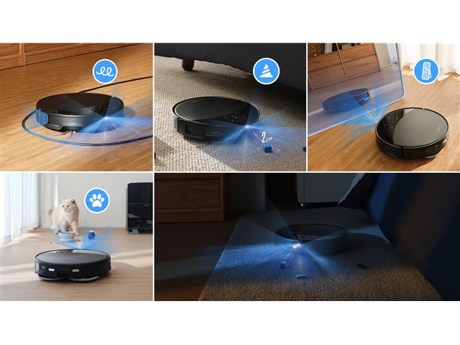 Roborock、シリーズ最薄7.98cmの超薄型ロボット掃除機「Saros 10R