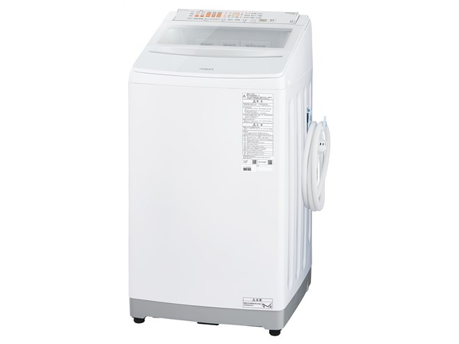 664新品✨ アクア ガラストップ おしゃれホワイト 5kg洗濯機 2024年製 AQUA 全自動洗濯機 5kg クリアガラストップモデル 型番おまかせ