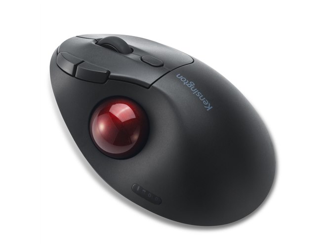 Kensington、エントリーモデルのトラックボール「TB450 EQ（レッド