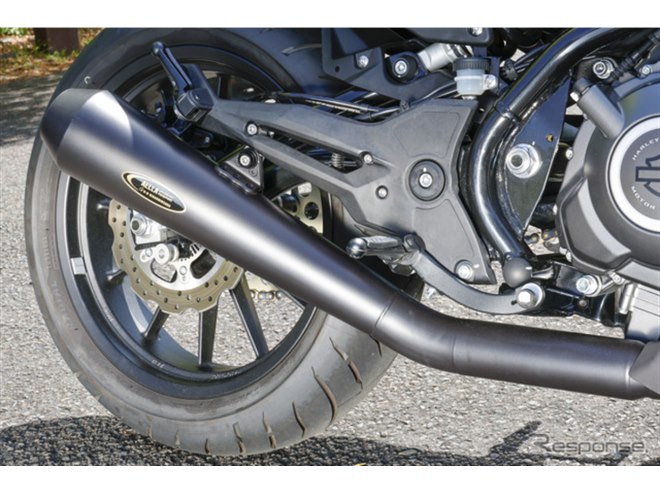 ハーレー『X350』をもっと楽しめる！ 専用スリップオンサイレンサー
